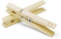 Whitmor Wooden Clothespins, 100 Pack Heavy Duty Natural Hardwood Clothes Pins by Whitmor