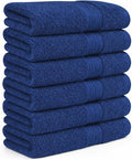 Ample Decor 100% Cotton Hand Towels 18x28 Inches, 600 GSM, Soft & Absorbent by AmpleDecor