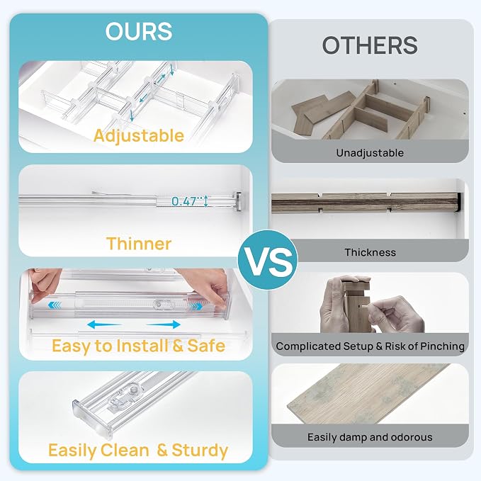 Vtopmart 2.36" Drawer Dividers - Image 8