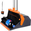 Broom and Dustpan Set for Home, ZeroGap Lip, Upright Storage Broom Combo for by Tiumso
