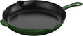 Staub Cast Iron 10-inch Fry Pan - Basil, Made in France