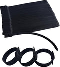 6 Inches 100 PCS Black Reusable Cable Ties, Cable Organizer, Cord Wrap and Hook by Unknown