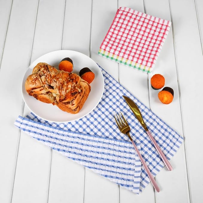 Oeleky Dish Cloths for Washing Dishes, Kitchen Dish Rags, Dish Towels - Image 6