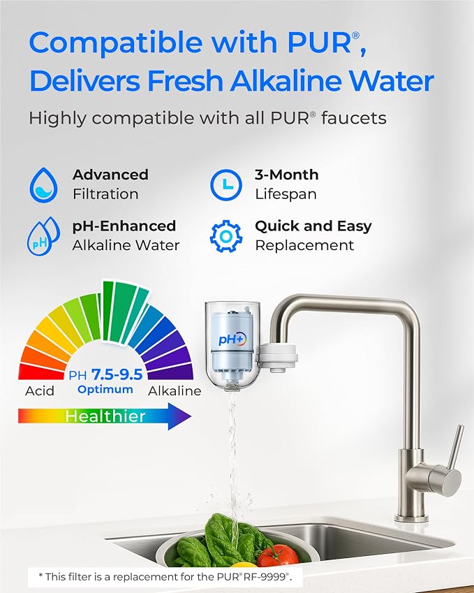 Waterdrop CF08D Faucet Water Filter, 3 Pack | Compatible - Image 2