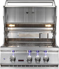 Whistler 28-inch Built-in 3-Burner Propane Gas Grill with Rear Infrared Burner & Grill Lights
