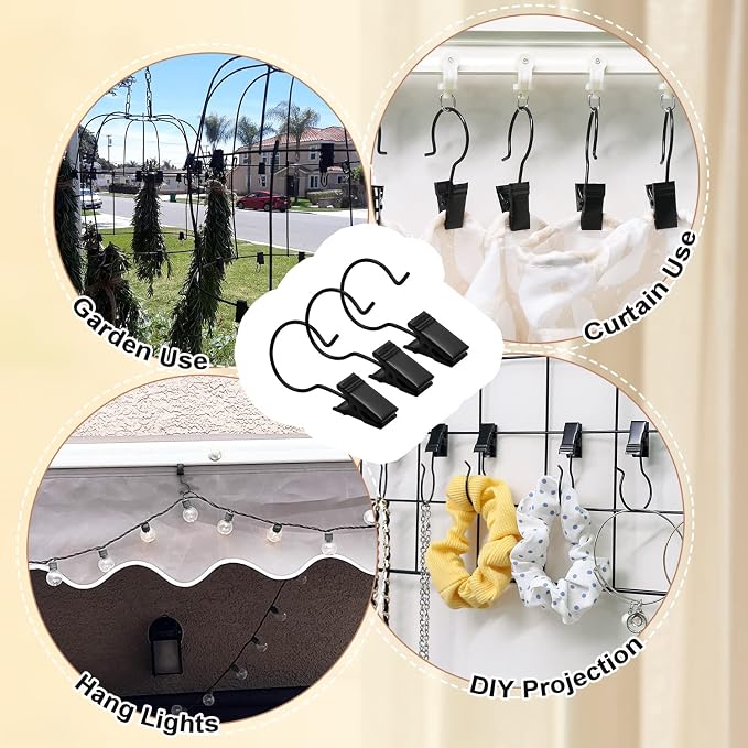 Coideal Large Curtain Clips Hooks - Image 4
