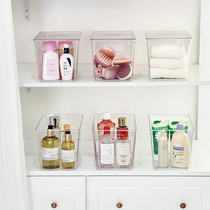 Vtopmart 16 Pack Clear Stackable Storage Bins - Image 5