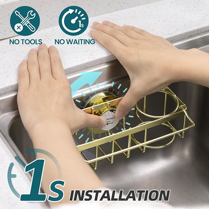 TAILI 4-in-1 Sink Caddy for Kitchen Sink - Image 2