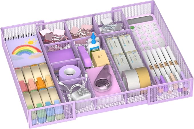 Expandable Desk Drawer Organizer, 10 Adjustable Compartment, expands from 8.74 by Unknown