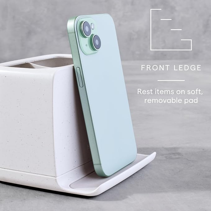 YouCopia The Ledge Toothbrush Holder, Bathroom Vanity Counter Organizer - Image 4