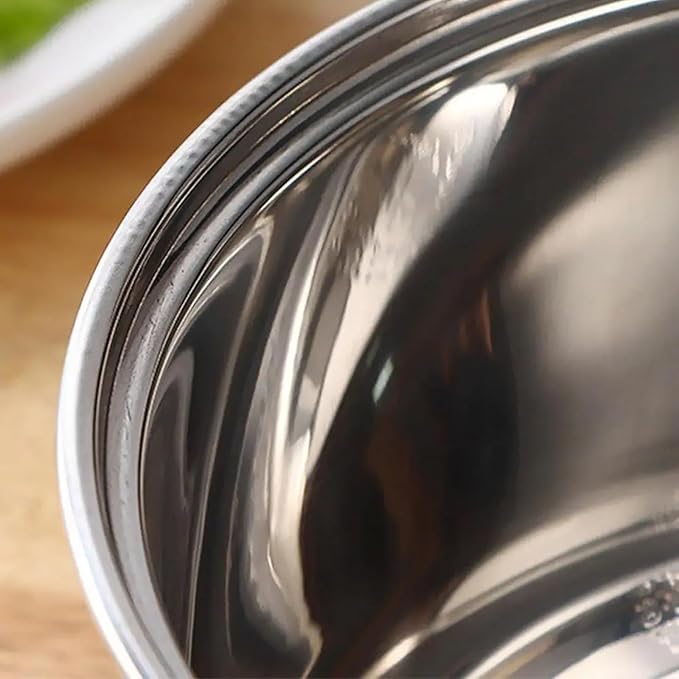 Rice Cooker Replacement Pot, Stainless Steel Non-Stick Inner Pot with Durable Upgrade & Even Heating for Perfect Rice (Please Confirm Size and Shape Before Purchase)