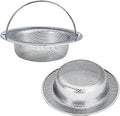 Kitchen Sink Strainer, 4.5" Diameter, Stainless Steel, Rust Free and Dishwasher by JunadaelJ