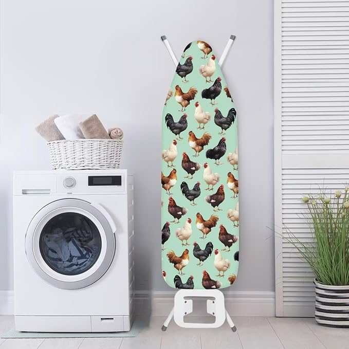 Rooster Ironing Board Cover Heat Reflective Stain Resistant Ironing Board Covers - Image 3