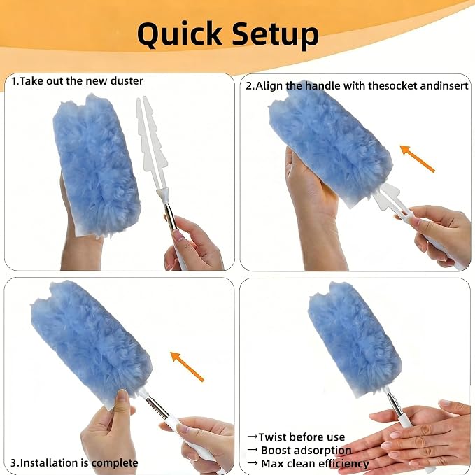Heavy Duty Duster Refills, Disposable Dusters Kit - Image 2