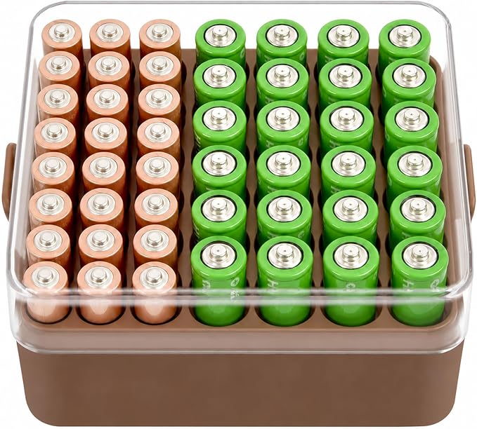 ALCYON Plastic Battery Organizer Storage Case by ALCYON