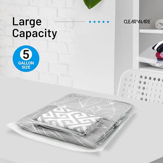 12 Large Storage Bags With Zipper Top - Image 7