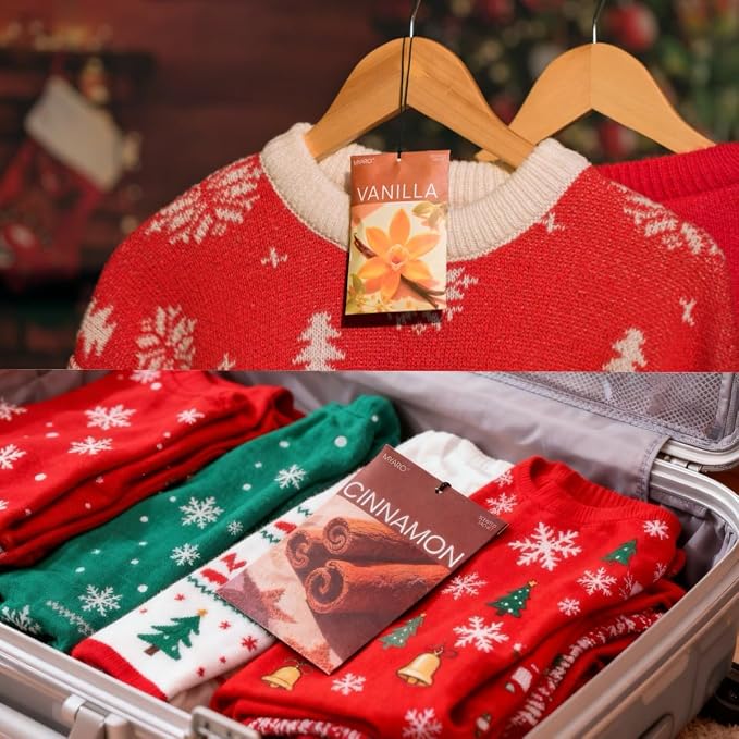 MYARO 20 Pack Assorted Warm Scented Sachets, Closet Deodorizer Freshener - Image 6