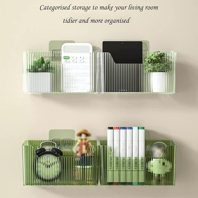 Lae Nuvole Adhesive Cabinet Door Organizer, 2 Pack Wall Shower Caddy - Image 5