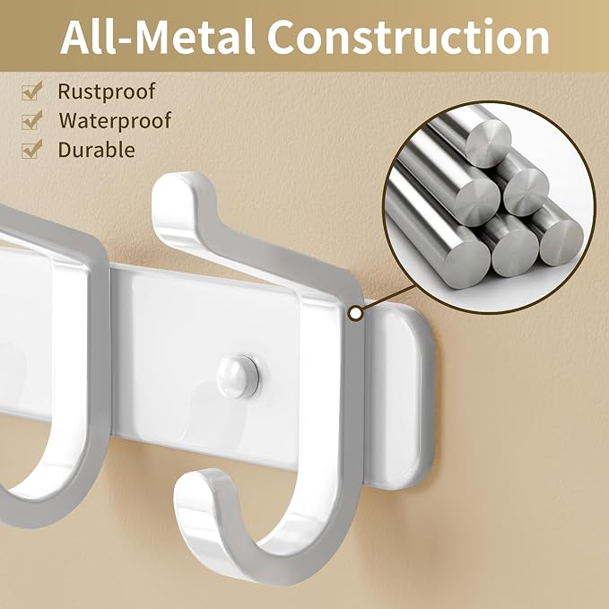 Coat Rack Wall Mount Heavy Duty, Wall Coat Hanger - Image 8