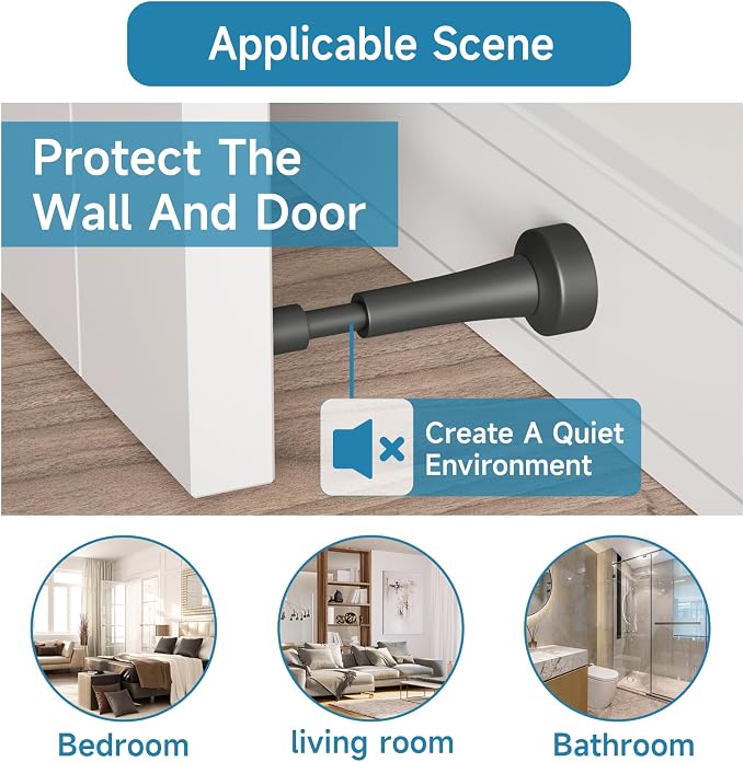 5PCS Spring Door Stoppers for Wall - Image 6
