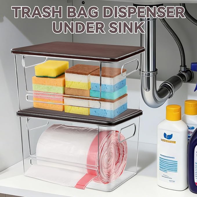 Trash Bag Dispenser Under Sink Organizer - Image 4