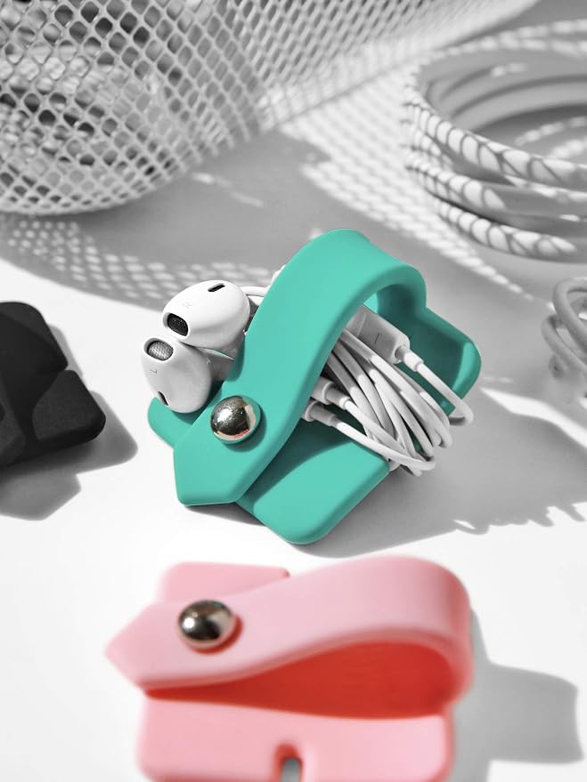 Cord Organizer Earbuds Holder Earphone Wrap Earphones Organizer Headset - Image 6