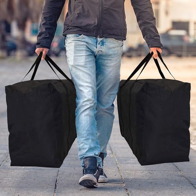 Extra Large Moving Bags with Strong Zippers & Carrying Handles, Storage Bags - Image 7