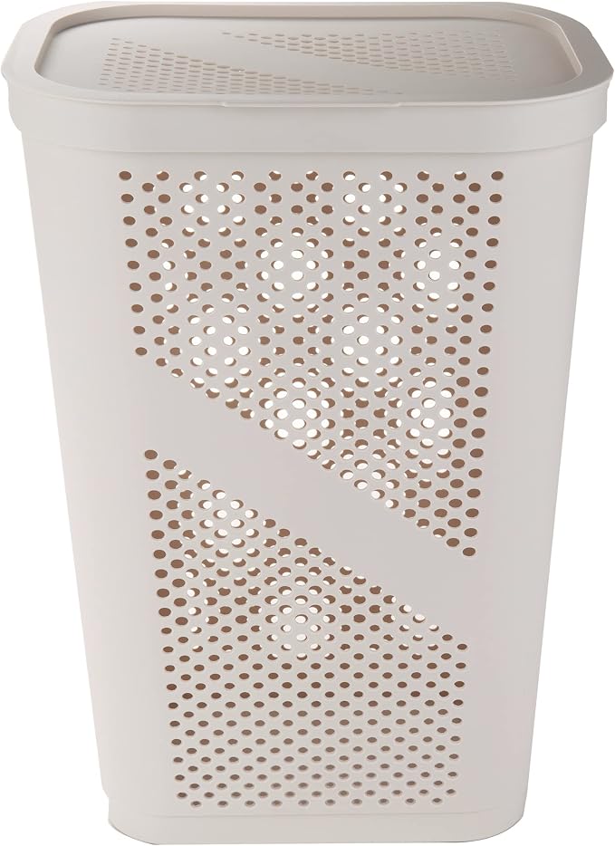 Mind Reader 60L Slim Laundry Hamper, Clothes Basket, Ventilated - Image 5
