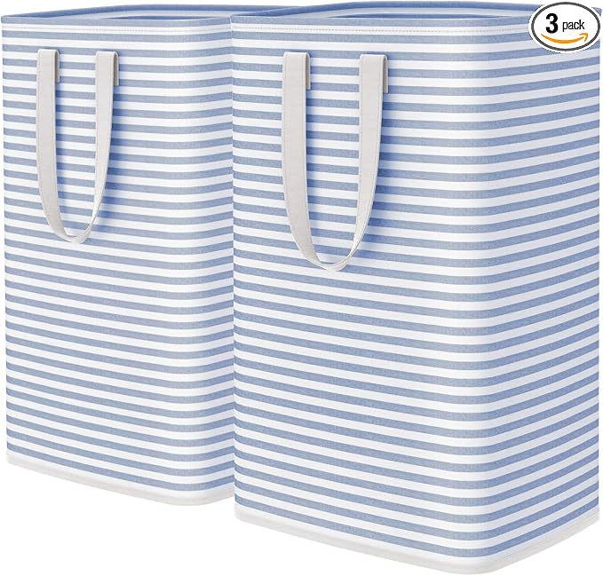Lifewit 3 Pack Laundry Basket 80L Each, Collapsible Clothes Hamper by Lifewit