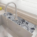 24" X 5.5" Kitchen Sink Splash Guard Faucet Mat Mandala Super Absorbent Fast by Unknown