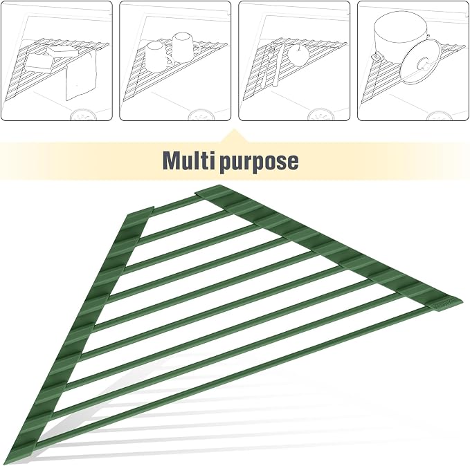 Tomorotec Roll Up Dish Drying Rack - Image 7