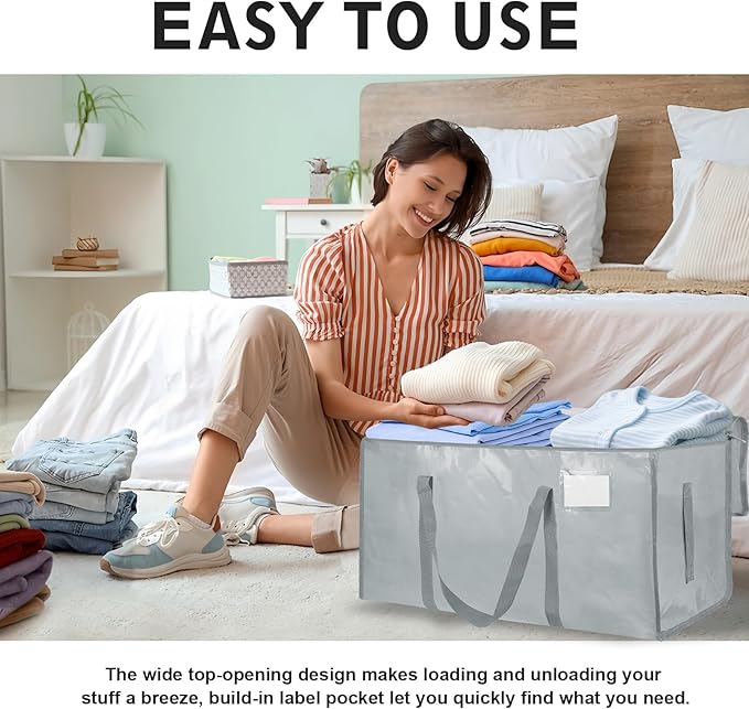 8 Pack-Extra Large Heavy Duty Moving Bags - Image 6