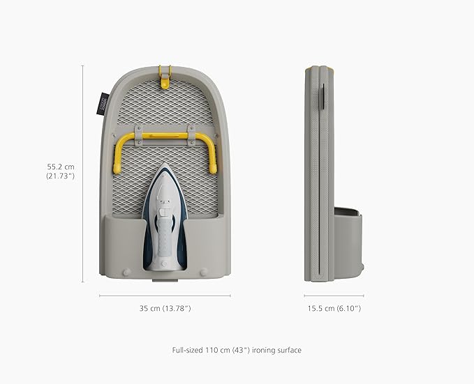 Joseph Joseph Pocket Max Portable Folding Tabletop Ironing Board, Integrated - Image 4