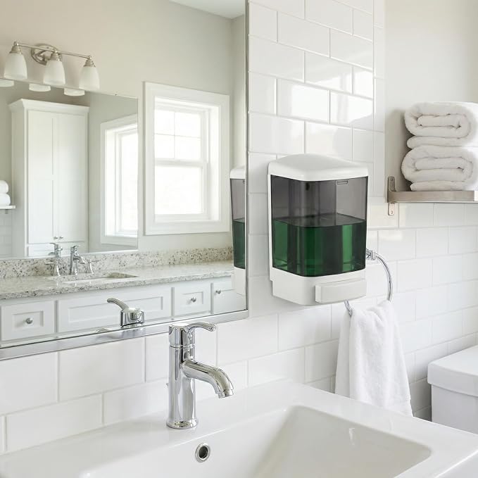Manual Soap Dispenser 33oz Wall Mount Commercial Hand Soap Dispenser - Image 2