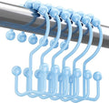 Titanker Shower Curtain Hooks, Rust Resistant Shower Curtain Rings by Titanker