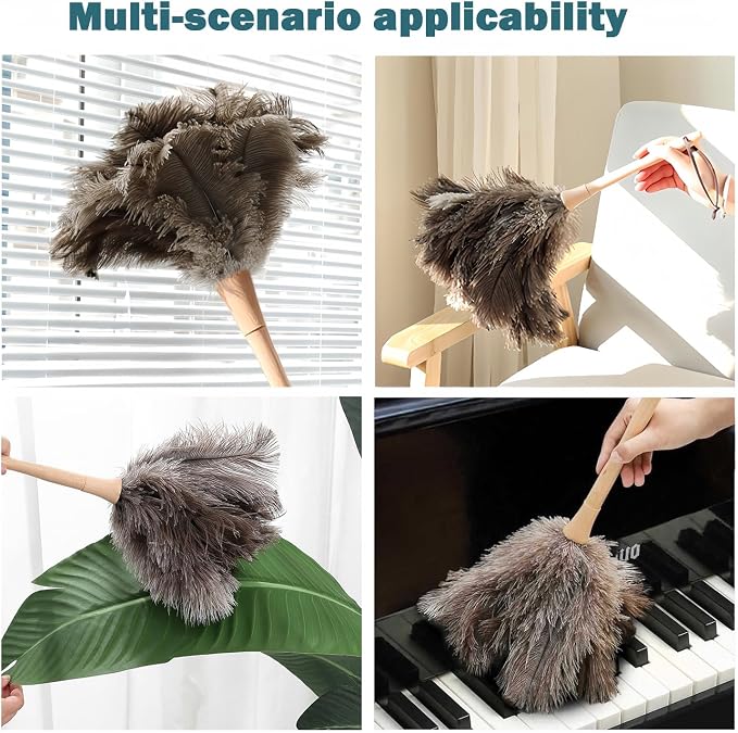 DDZMZ Ostrich Feather Duster for Cleaning - Image 4