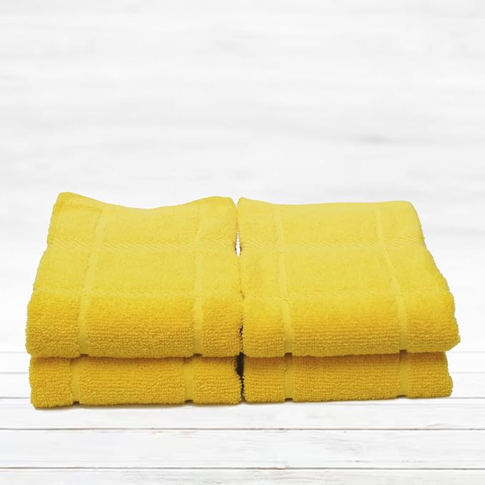 100% Cotton Terry Dish Towels, 4 Pack Plain, 16 x26 Inches, Super Soft and - Image 5