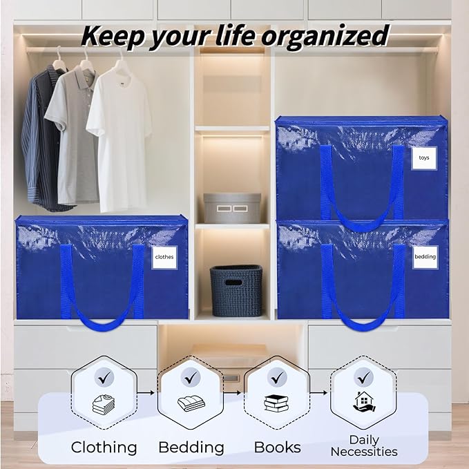 16 Pack Extra Large Clothes Storage Bins - Image 7