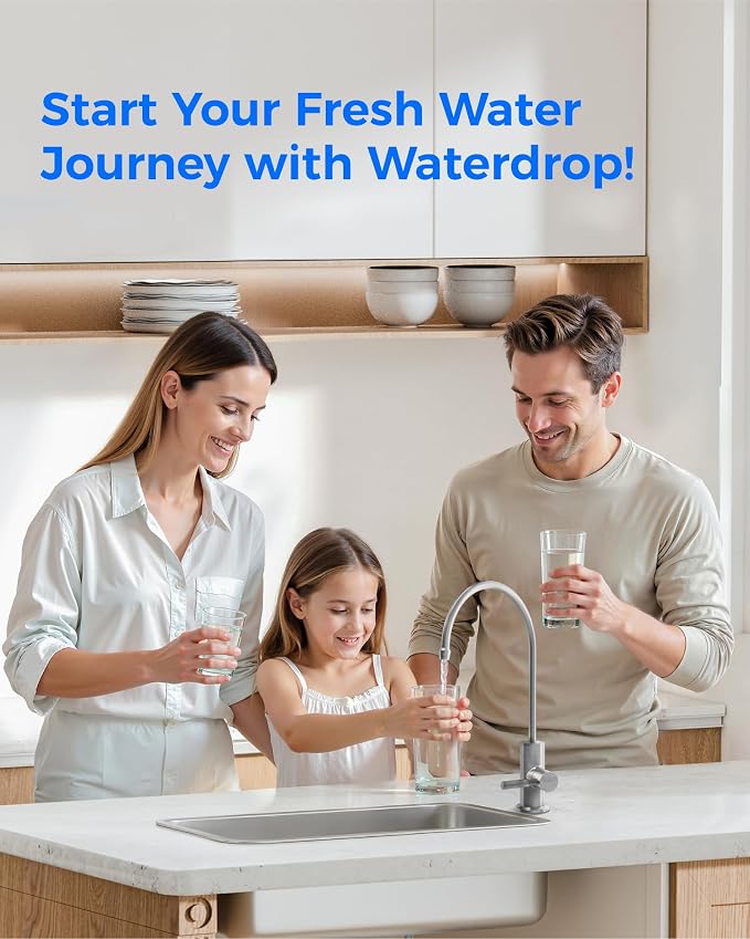 Waterdrop G2FCT-BN Drinking Water Faucet, NSF/ANSI 372 Certified, Brushed | RO - Image 9
