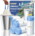 1.2 Gallon Mini Trash Bags Drawstring, 4.5 Liter Little Plastic Garbage Bag by TFORING%C2%AE