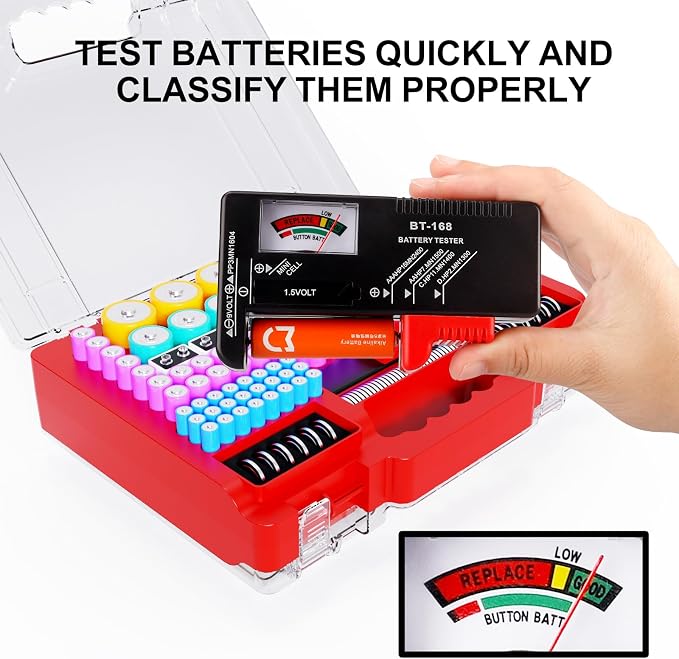 Battery Organizer Storage Case - Image 2