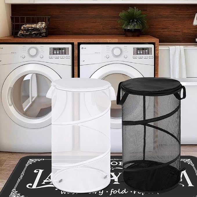 BATTOO 2 Pack Collapsible Laundry Basket - Image 7