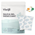 100 Gram (10 Pack) Color-Indicating Silica Gel Packets, Premium Food Grade Desiccant - Rechargeable Moisture Absorbers for Food Storage, Electronics, 3D Filament & Safes