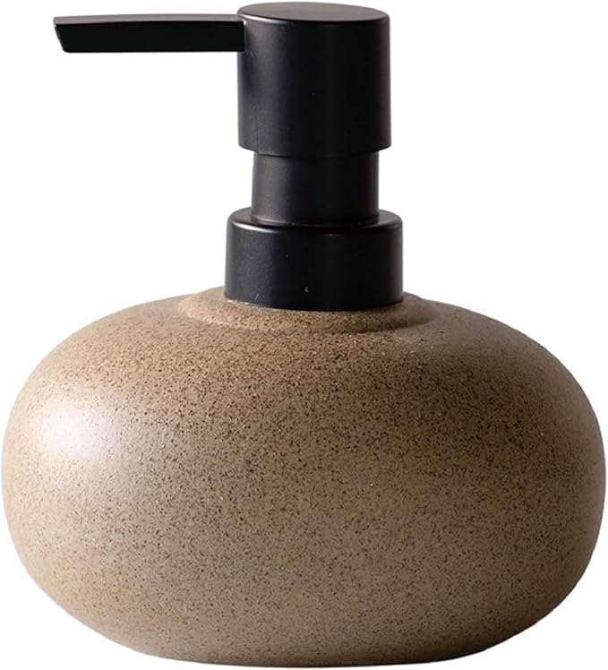 10oz Ceramic Hand Soap Dispenser, Elegant Liquid Soap Dispenser by Unknown