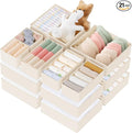 Drawer Organizer Clothes, 21 Pack Dresser Organizer by Criusia