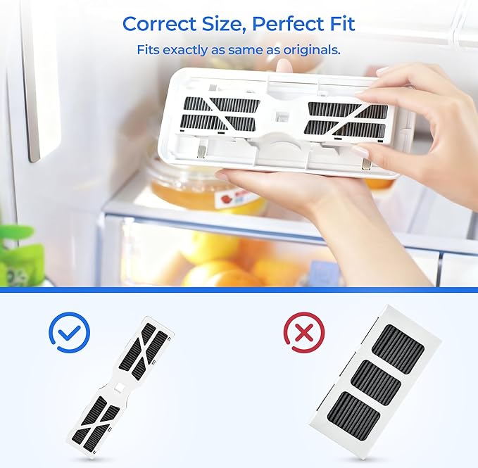 PWF-1 FPPWFU01 Water Filter & PureAir AF-2 FRGPAAF2 Air Filter Combo, Compatible with Frigidaire FRIGCOMBO6, FRFC2323AS, FRFG232LAF, FRFN2823AS, FRFS2823AD, FRFS2823AS, FRFS2823AW, 1 Combo