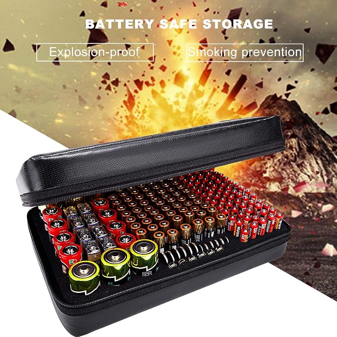 DocSafe Fireproof Battery Organizer Storage Box - Image 3