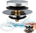 Universal Tip Toe Bath Drain Stopper and Cover, Bathtub Drain Stopper, Replaces by Artiwell