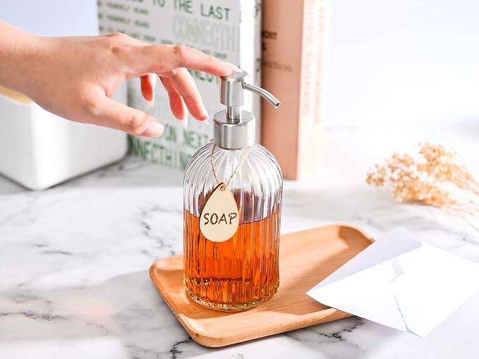 Thick Glass Soap Dispenser - Image 3