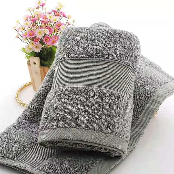 Lchkrep Bathroom Hand Towels, Home Soft 100% Cotton Super Soft Highly Absorbent - Image 3